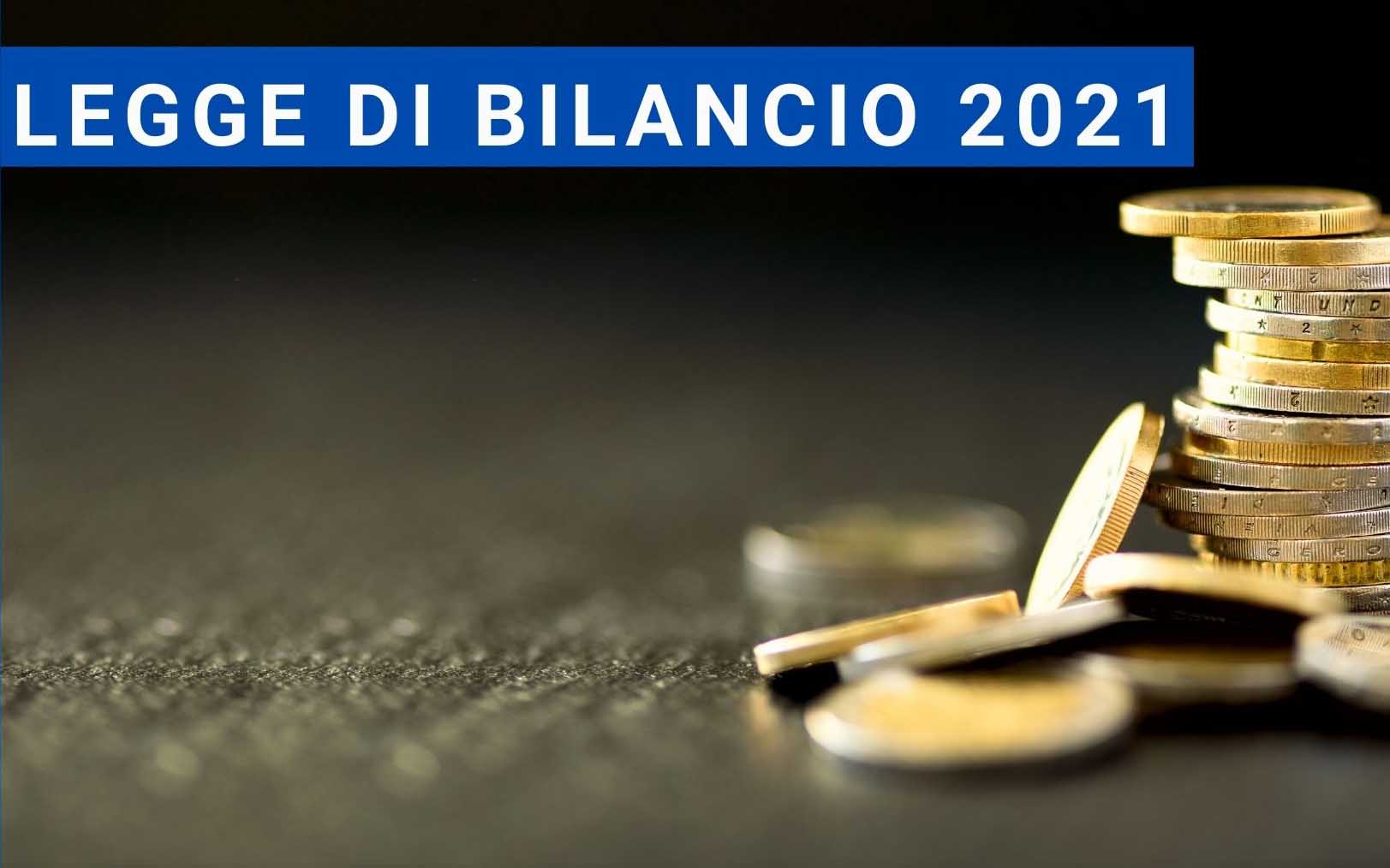 LEGGE DI BILANCIO 2021 - 13/01/2021